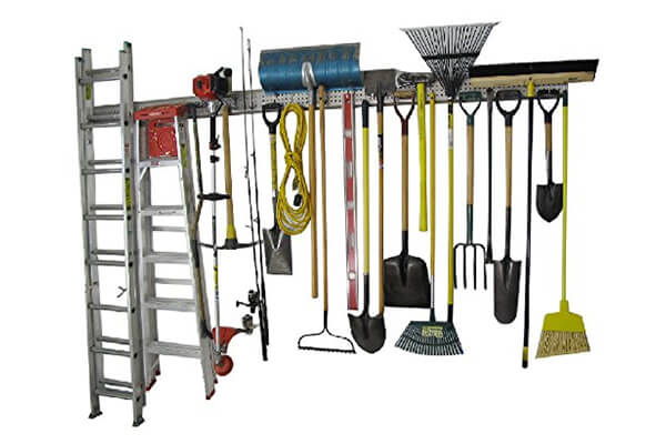 Holeyrail, Garage Organizer, Metal Pegboard, Commercial Quality, Industrial Strength