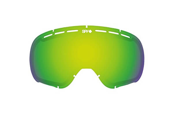 Spy Optic Marshall Snow Goggles Replacement Lens, Yellow Lens with Green Spectra