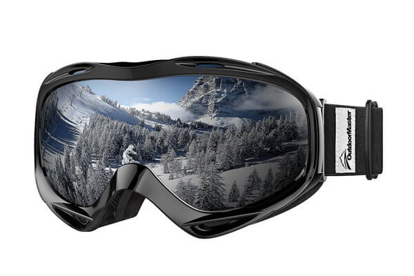 OutdoorMaster OTG Ski Goggles - Over Glasses Ski / Snowboard Goggles for Men, Women & Youth - 100% UV Protection