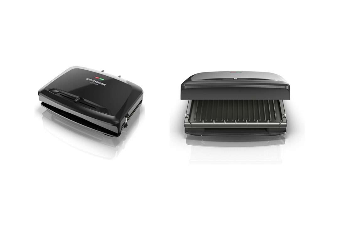 George Foreman Rapid Grill Series, 5-Serving Removable RPGV3801BK