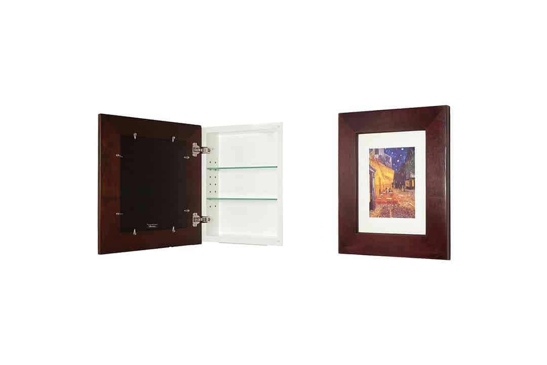 14x18 Espresso Concealed Cabinet (Large)