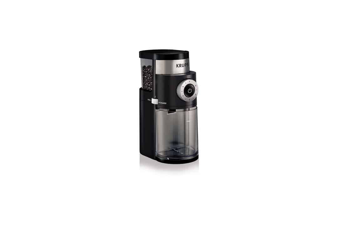 KRUPS GX5000 Professional Electric Coffee Burr Grinder with Grind Size and Cup Selection