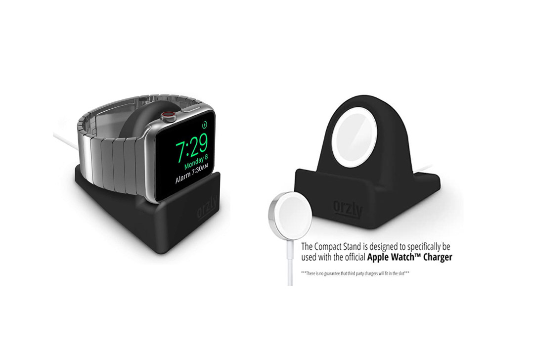 Orzly Compact Stand for Apple Watch BLACK Support Stand