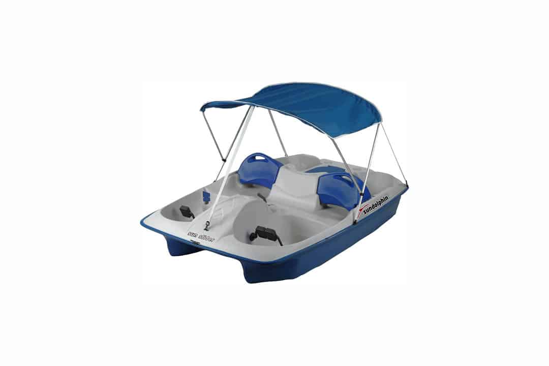 Sun Dolphin Sun Slider 5 Seat Pedal Boat with Canopy