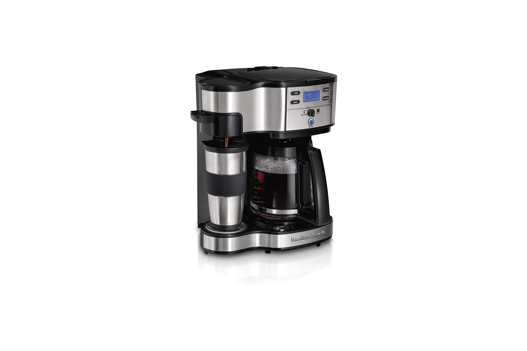 Hamilton Beach 49980A Single Serve Coffee Brewer and Full Pot Coffee Maker, 2-Way