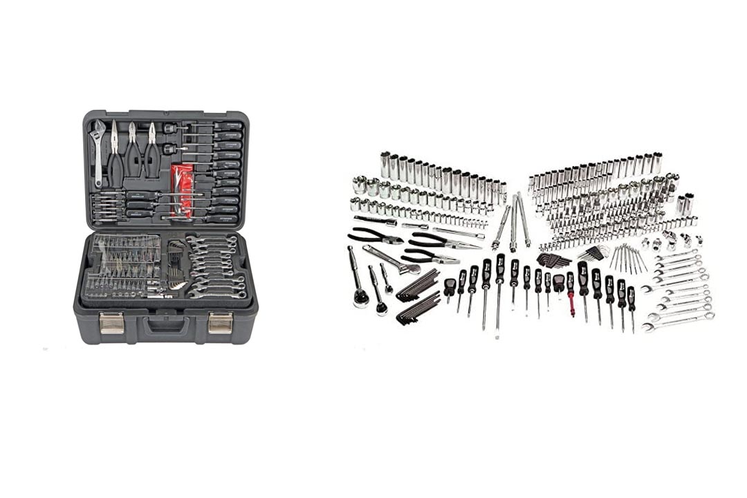 Professional 301 Piece Mechanic's Tool Kit Set - Shop Garage Vehicle Repair