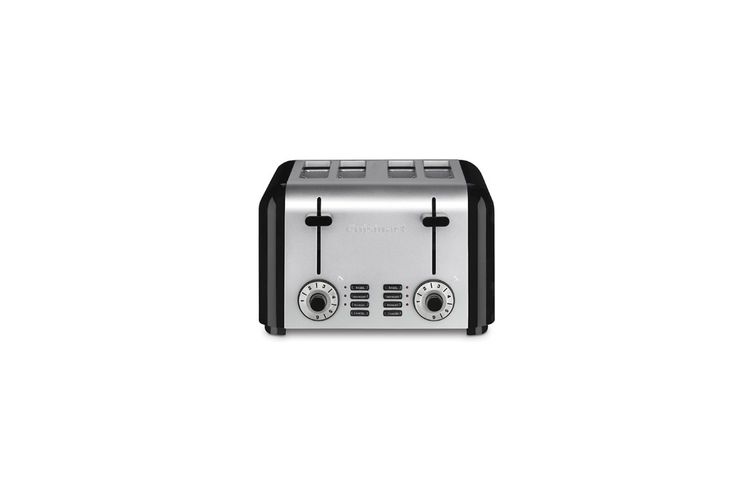 Cuisinart CPT-340 Compact Stainless 4-Slice Toaster, Brushed Stainless
