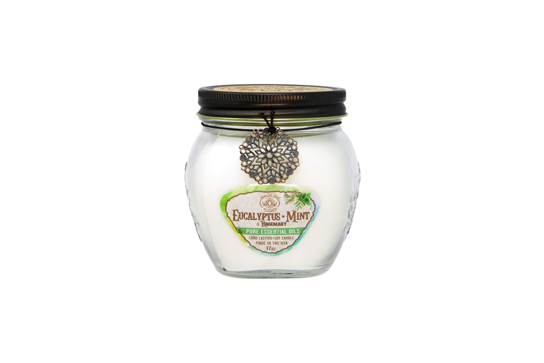 Eucalyptus Spearmint & Rosemary Candle 17 oz Jar -Stress Relief Gift