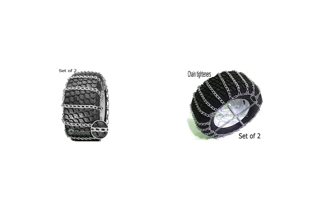 OPD tire chains (set of 2 ) 23x8.50-12 23x8.50x12 8X12 2-link with Tighteners