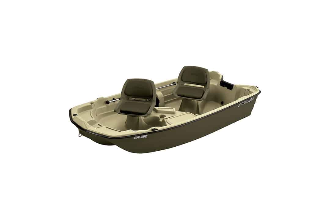 Sun Dolphin Pro Fishing Boat (Cream/Brown, 10.2-Feet)