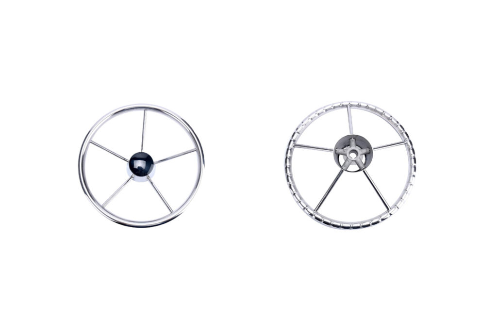 Stainless Steel 5 Spokes Boat Steering Wheel 11'' Dia for Marine Yacht/Pontoon | Australia