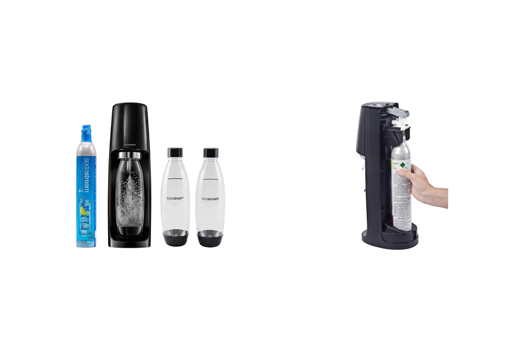 SodaStream Fizz MEGA KIT Sparkling Water Maker with 3 1L Carbonating Bottles and 60L CO2 Soda makers