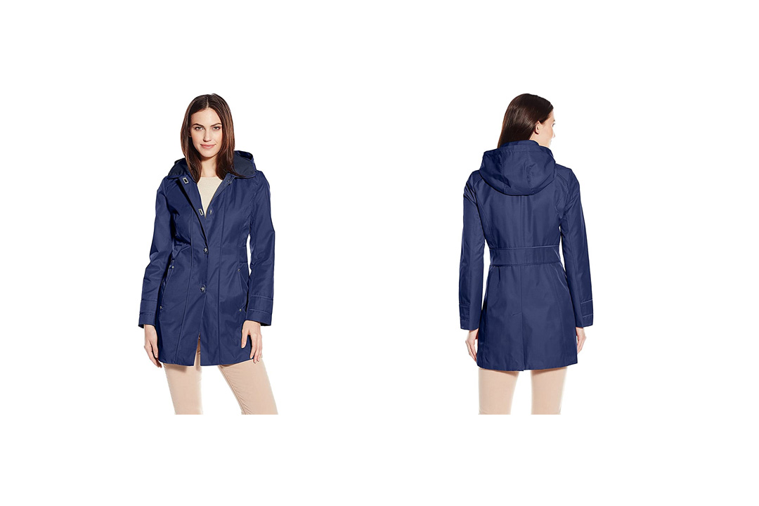 Anne Klein Women's Turn-Key Raincoat