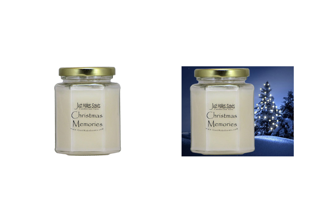 Christmas Memories (Cinnamon, Clove & Vanilla) Blended Soy Candle by Just Makes Scents