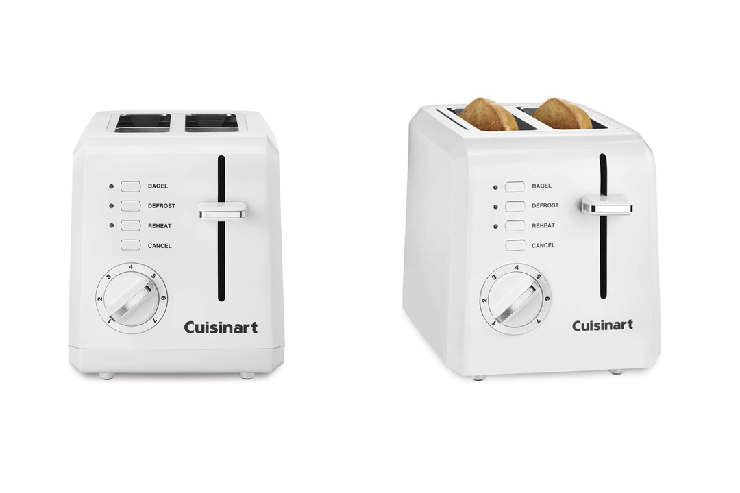 Cuisinart CPT-122 2-Slice Compact Plastic Toaster (White)