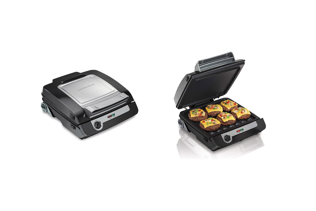 Hamilton Beach 25601 4-in-1 MultiGrill Plus, Black