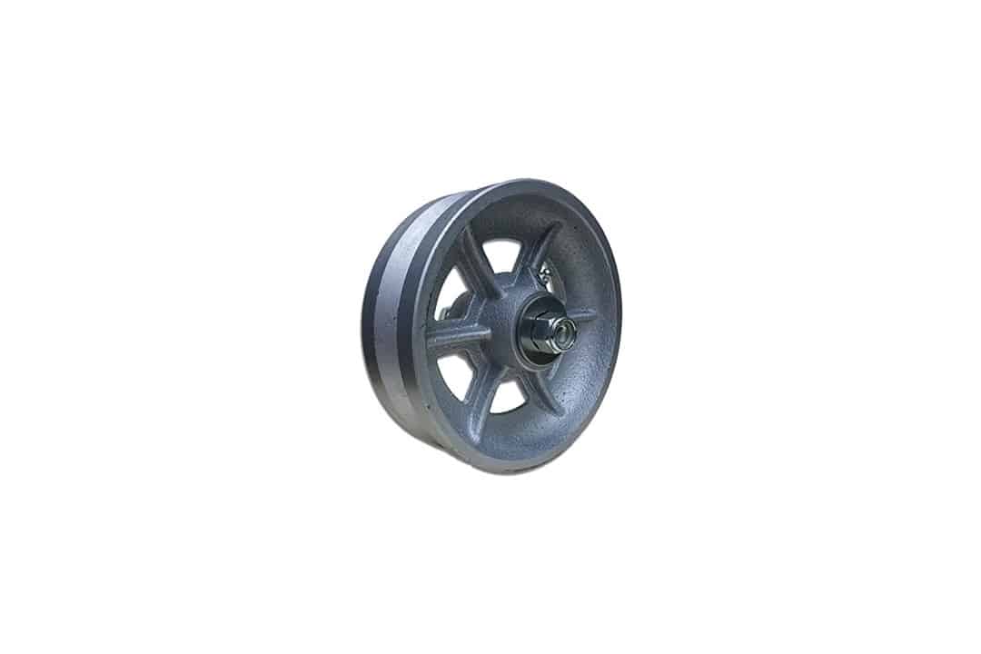 Wheels - 6-inch CAST V Groove Wheel V Groove NO Bracket Sliding Gate Hardware