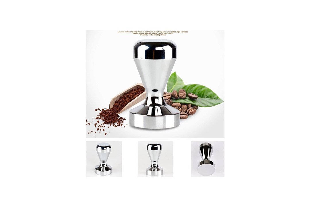 Bluefun Espresso Coffee Tamper - Stainless Steel American Convex Base Coffee Bean Press