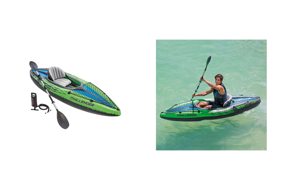 Intex Challenger K1 Kayak, 1-Person Inflatable Kayak