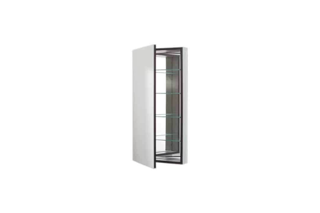 Robern MP20D4FPN M Series Flat Plain Mirror Cabinet, 19-1/4-Inch W by 39-Inch H by 4-Inch D