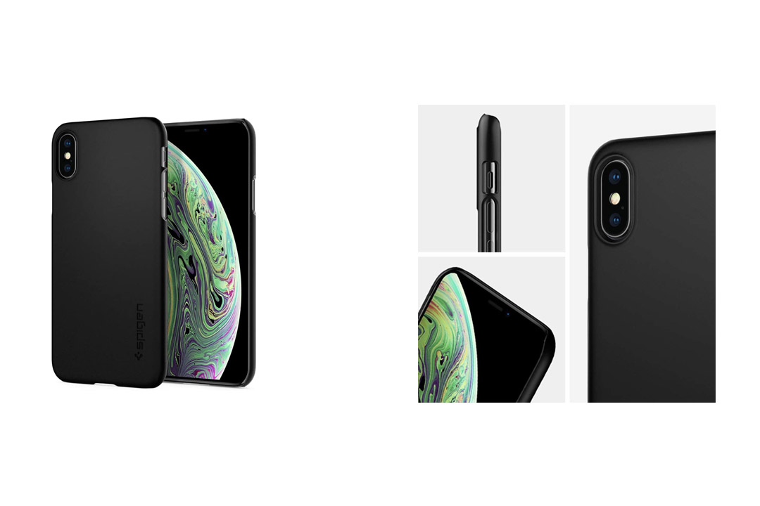 Spigen Thin Fit iPhone X Case with SF Coated Matte Surface Cover