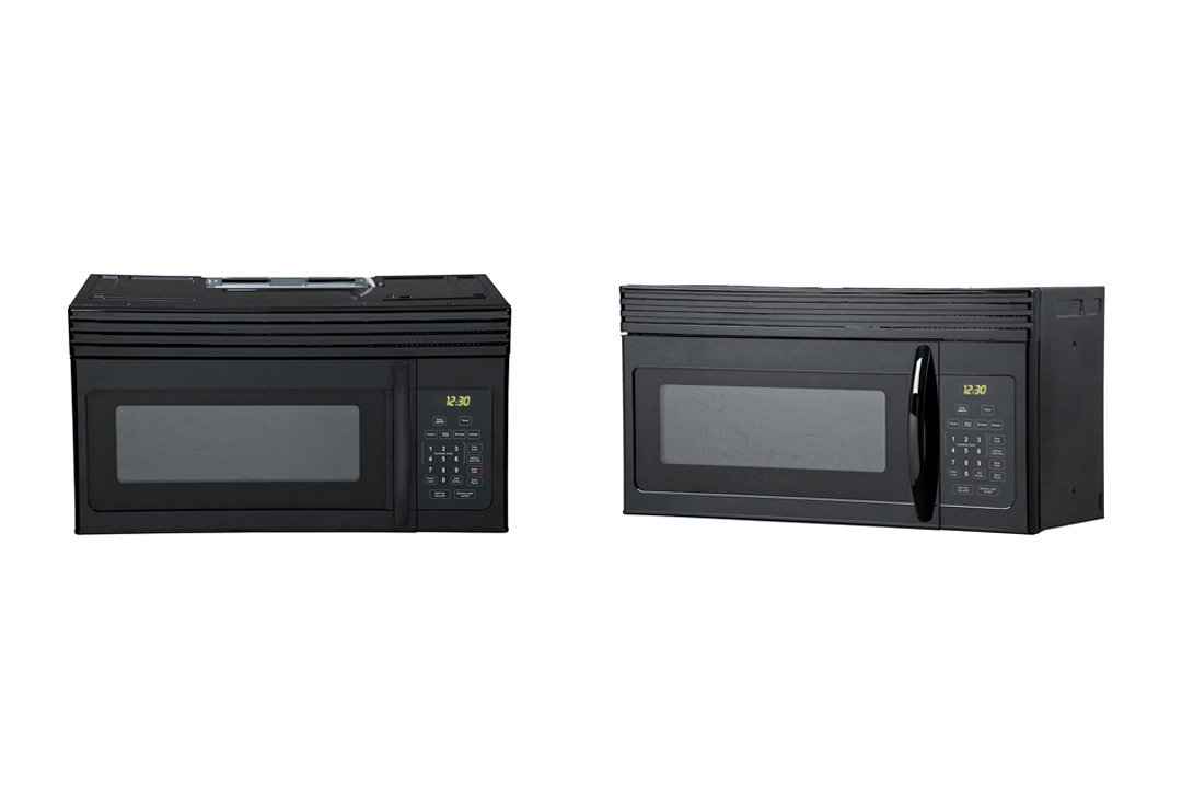 Haier HMV1630DBBB 30-inch Over-The-Range 1000 Watt Microwave, Black
