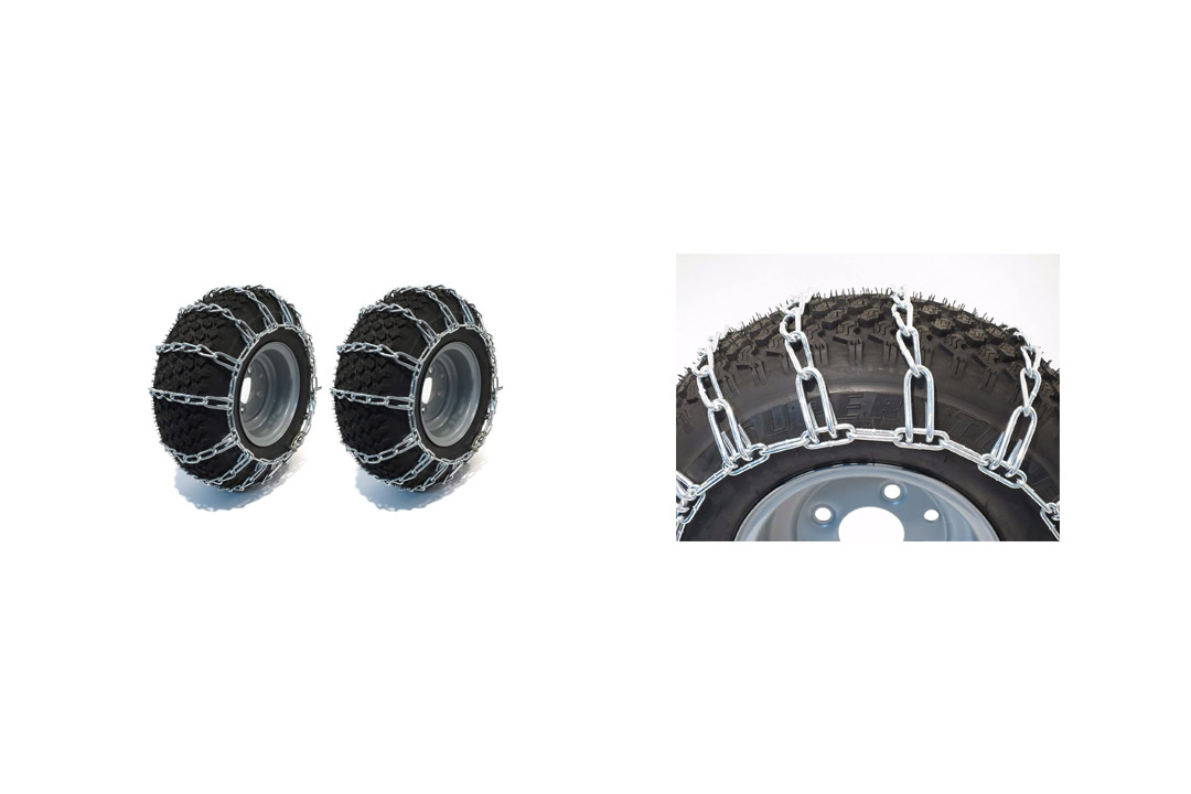 New PAIR 2 Link TIRE CHAINS for UTV ATV 4-Wheeler Quad Vehicle by The ROP Shop