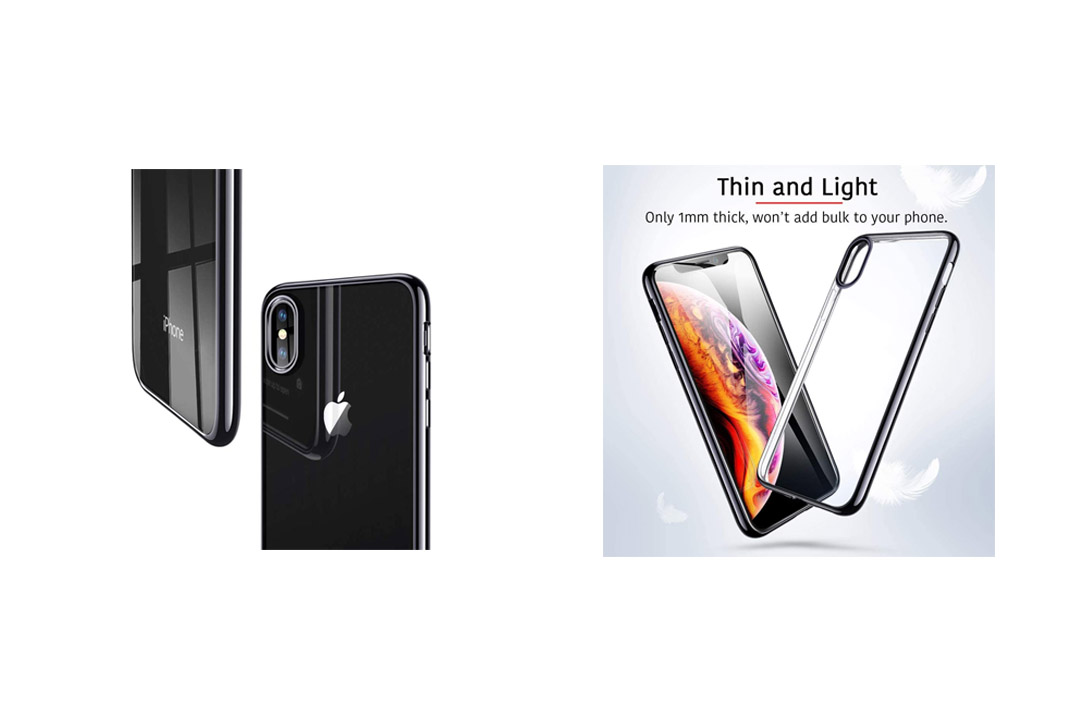 iPhone X Case, iPhone 10 Case, ESR Clear Flexible Soft Gel TPU Cover