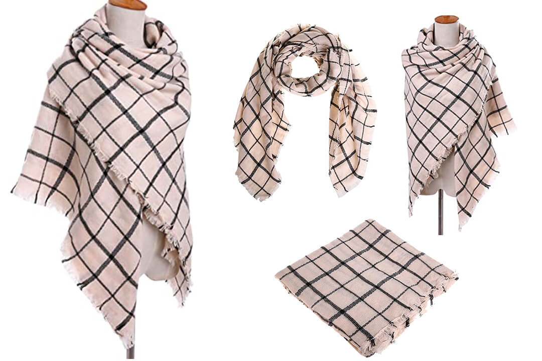 Rachape Women Elegant, Warm Blanket Scarf