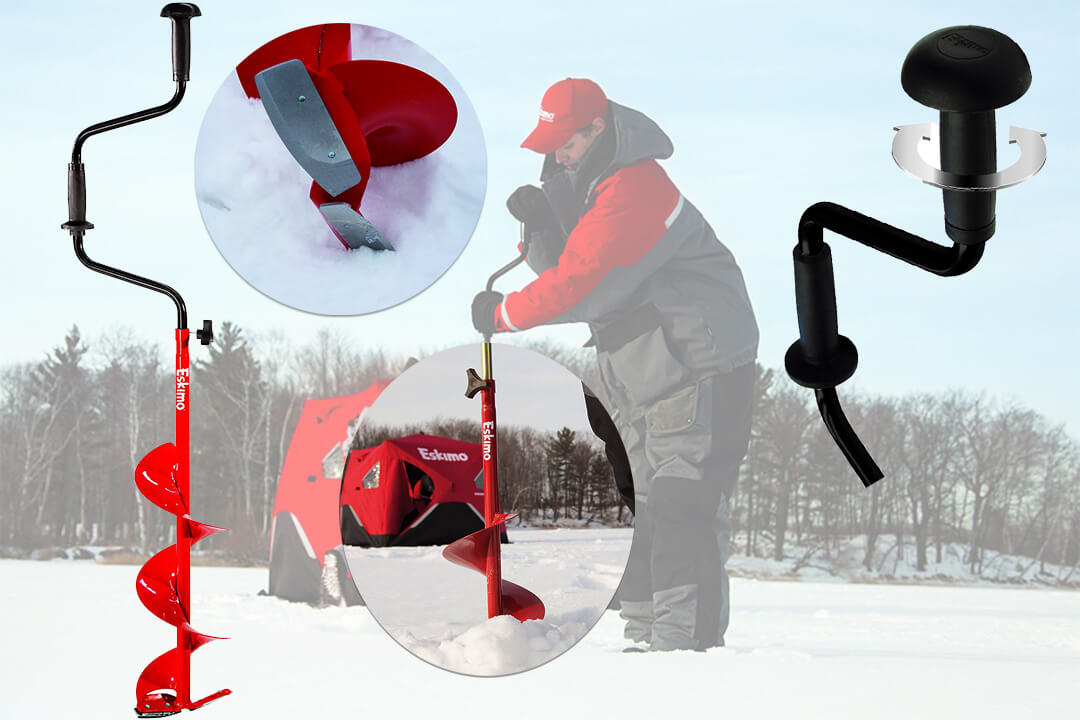 Eskimo HD06 Hand Auger with 6-Inch Dual Flat Blades