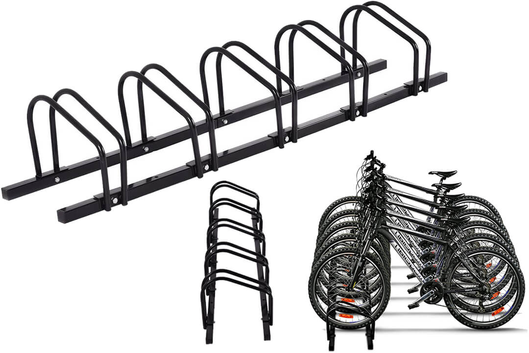 Goplus 5 Bike Rack Bicycle Garage Storage Organizer Cycling Rack