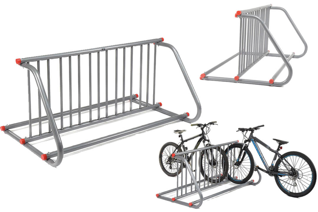 Grid Bike Rack, Double Sided, 10-Bike Capacity Bike stand