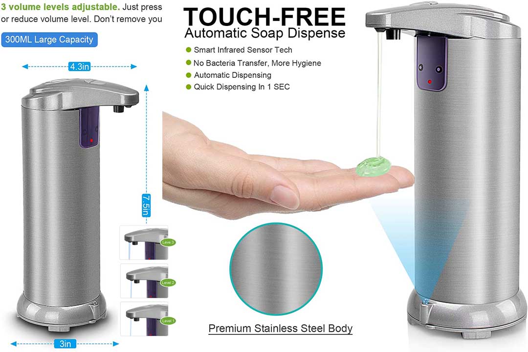 Hand Free Touchless Soap Dispenser