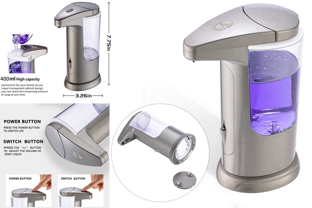 High Capacity Electric Automatic Sensor Soap Dispensers