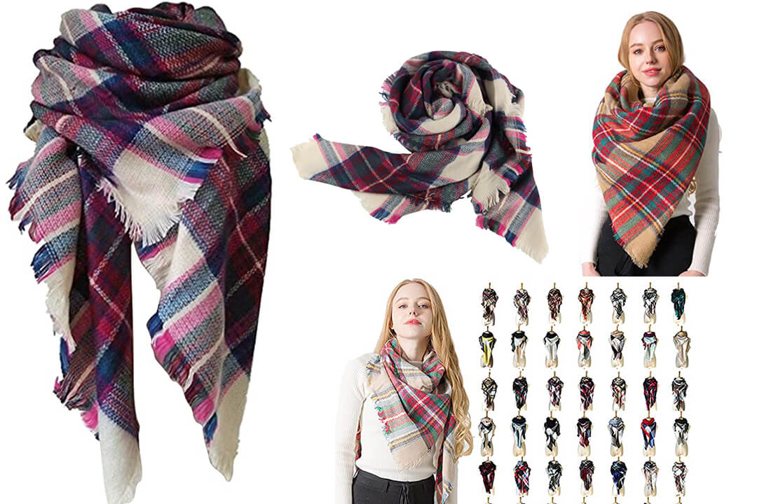 Rachape Women Elegant, Warm Blanket Scarf