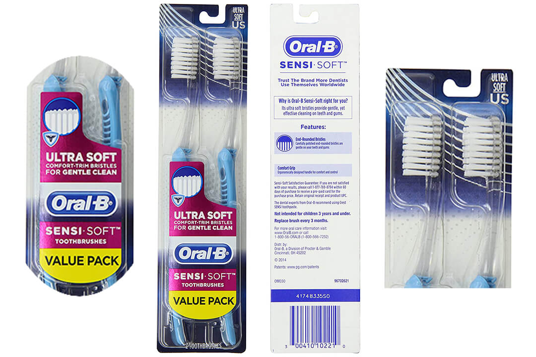 Oral-B Sensi-Soft Toothbrush Twin Pack