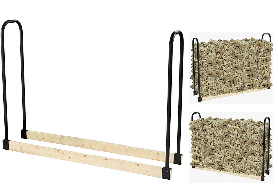 Pleasant Hearth - 32mm Heavy Duty Log Rack