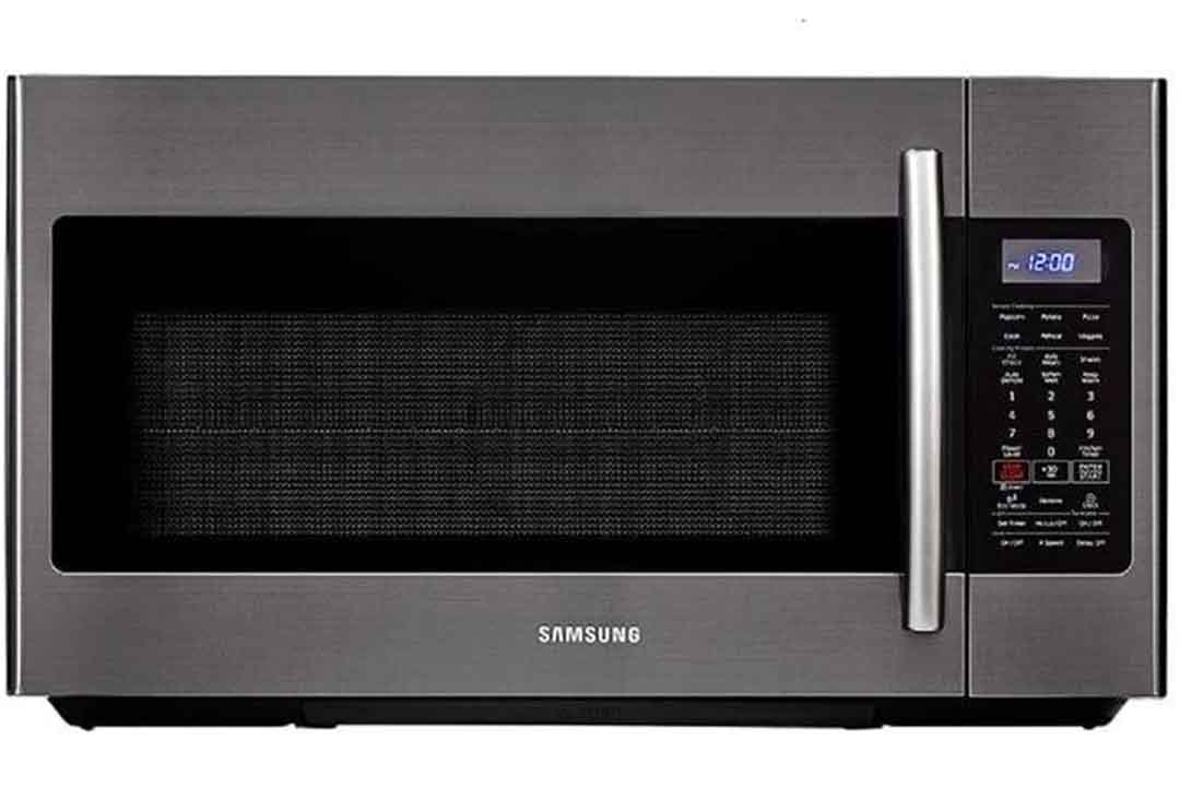 Samsung ME18H704SFG 1.8 Cu. Ft. Black Stainless Steel Over-the-Range Microwave